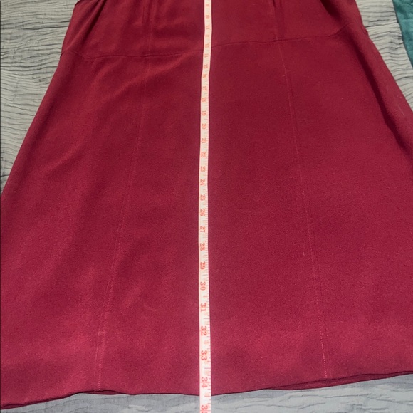 Burberry Burgundy Sleeveless Dress - Picture 7 of 11